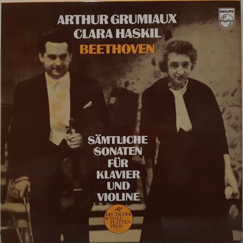 Arthur Grumiaux Clara Haskil / Beethoven : Samtliche Sonaten Fur Klavier und Violine 4LP(박스)(수입)