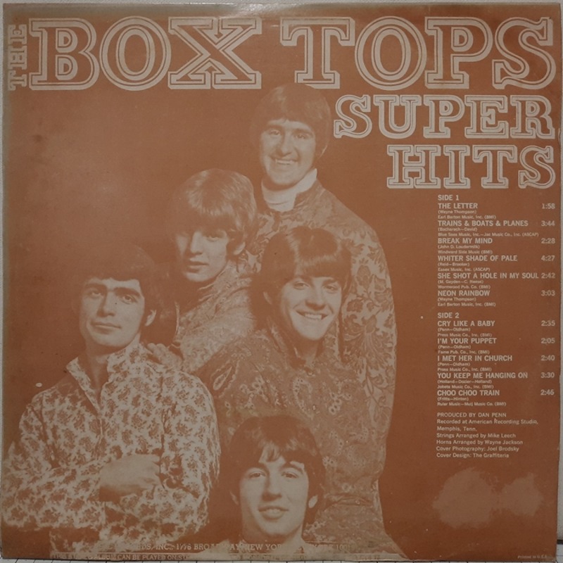 THE BOX TOPS / SUPER HITS(카피음반)