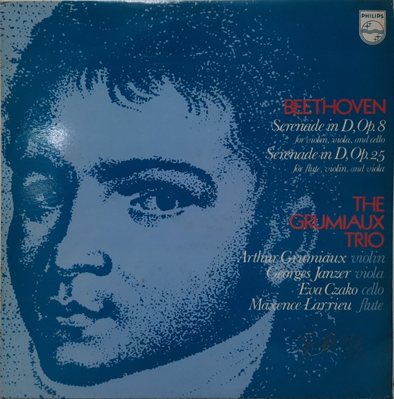 BEETHOVEN / THE GRUMIAUX TRIO Serenade in D, Op.8 and in D. Op.25